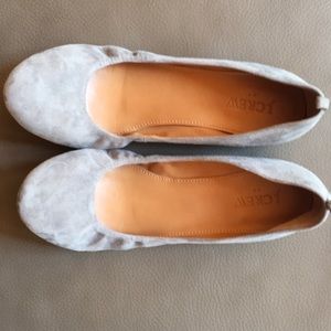 J.Crew grey ballet flat. Worn once.